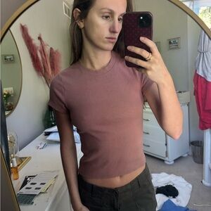 Abercrombie & Fitch Tee - Dusty Rose